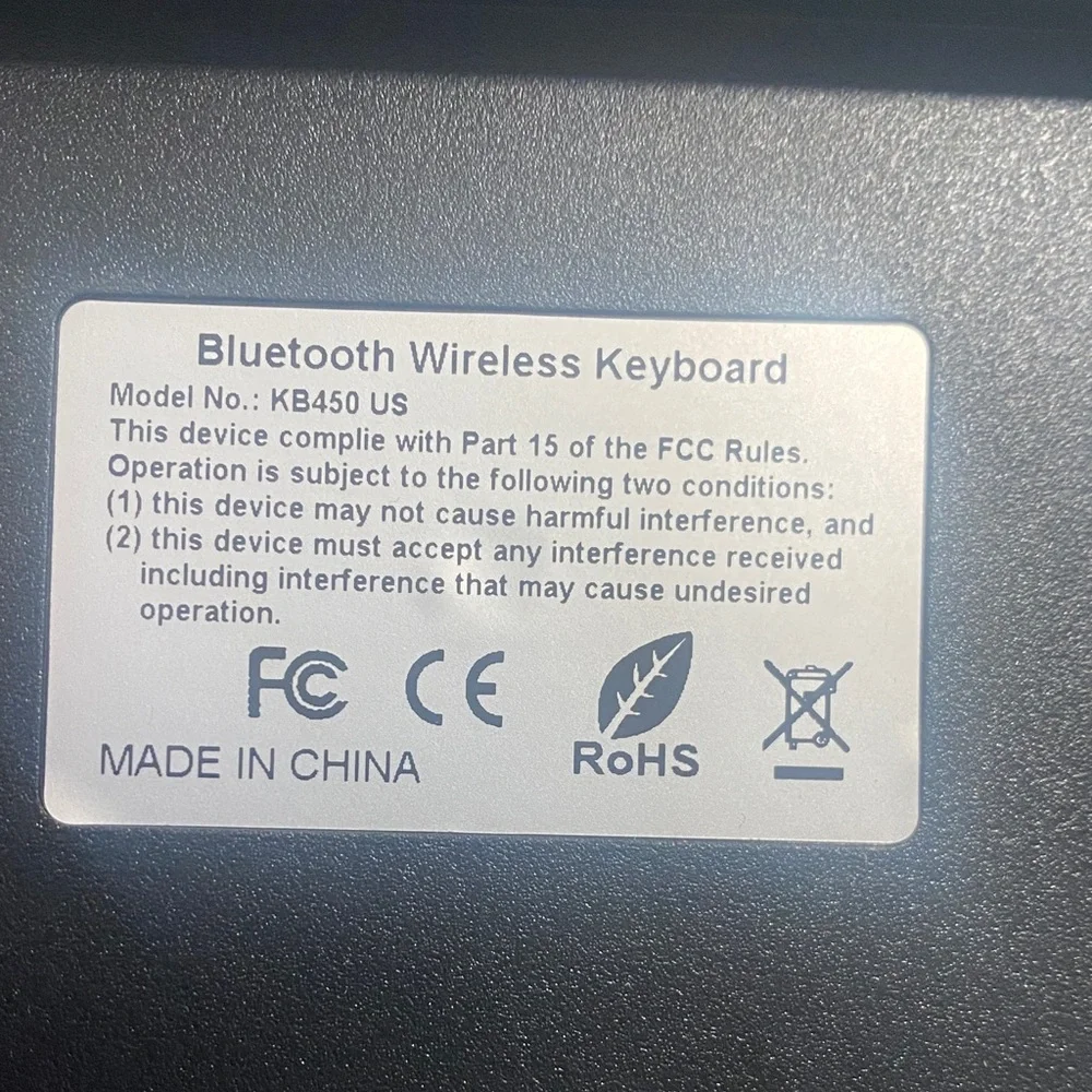 Wireless Black Keyboard